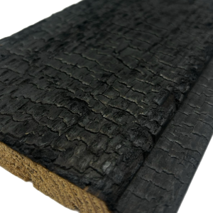 SertiWOOD® Deep Charred Tongue and Groove Shadow Gap Sample